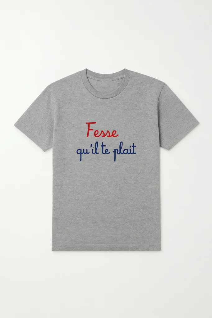 T-shirt Dimi (gris chiné, M, devant)