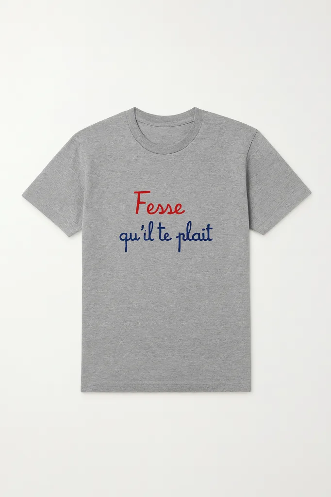 T-shirt Dimi (gris chiné, M, devant)