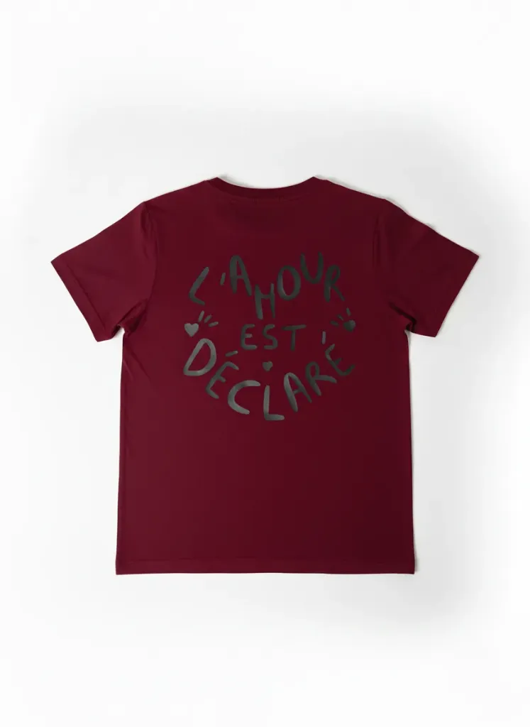 T-shirt Nono (bordeaux, S, devant)