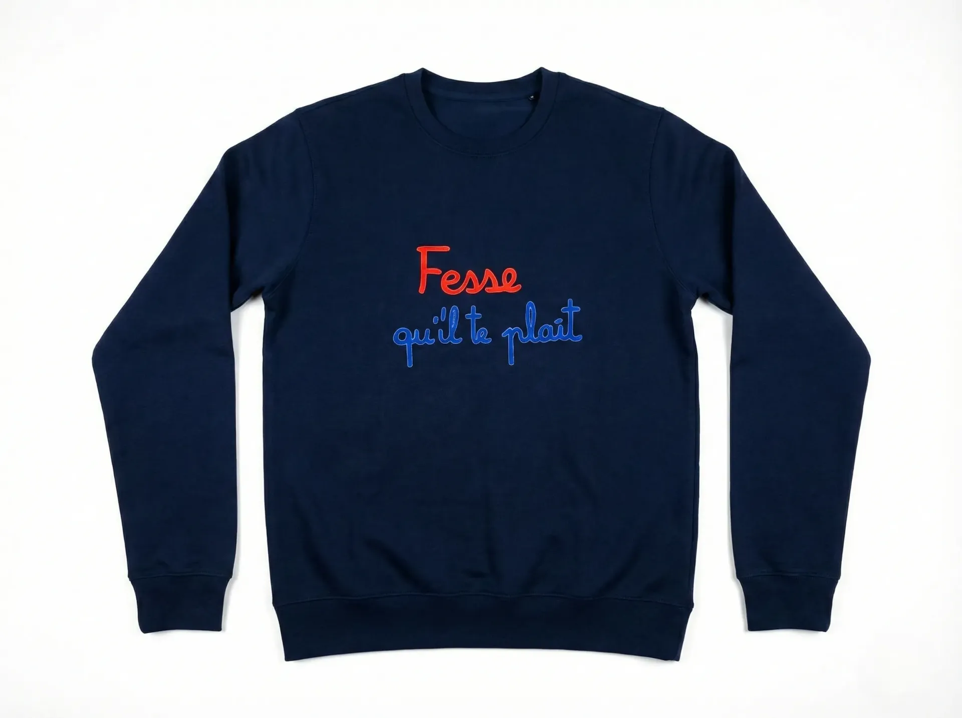 Pull Dim's (gris chiné, M, devant)