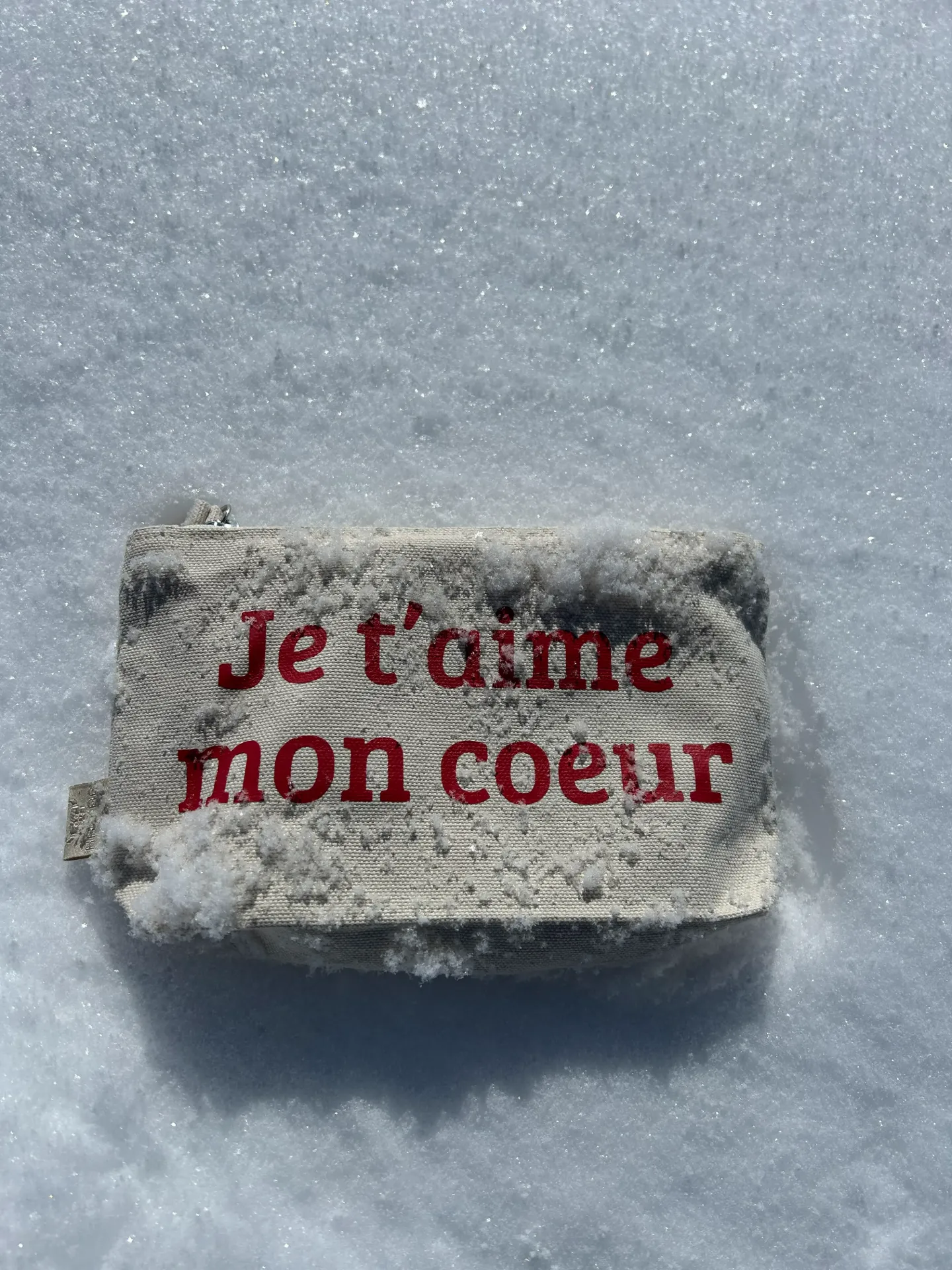 Trousse personnalisable (rouge pantone, Chewy)