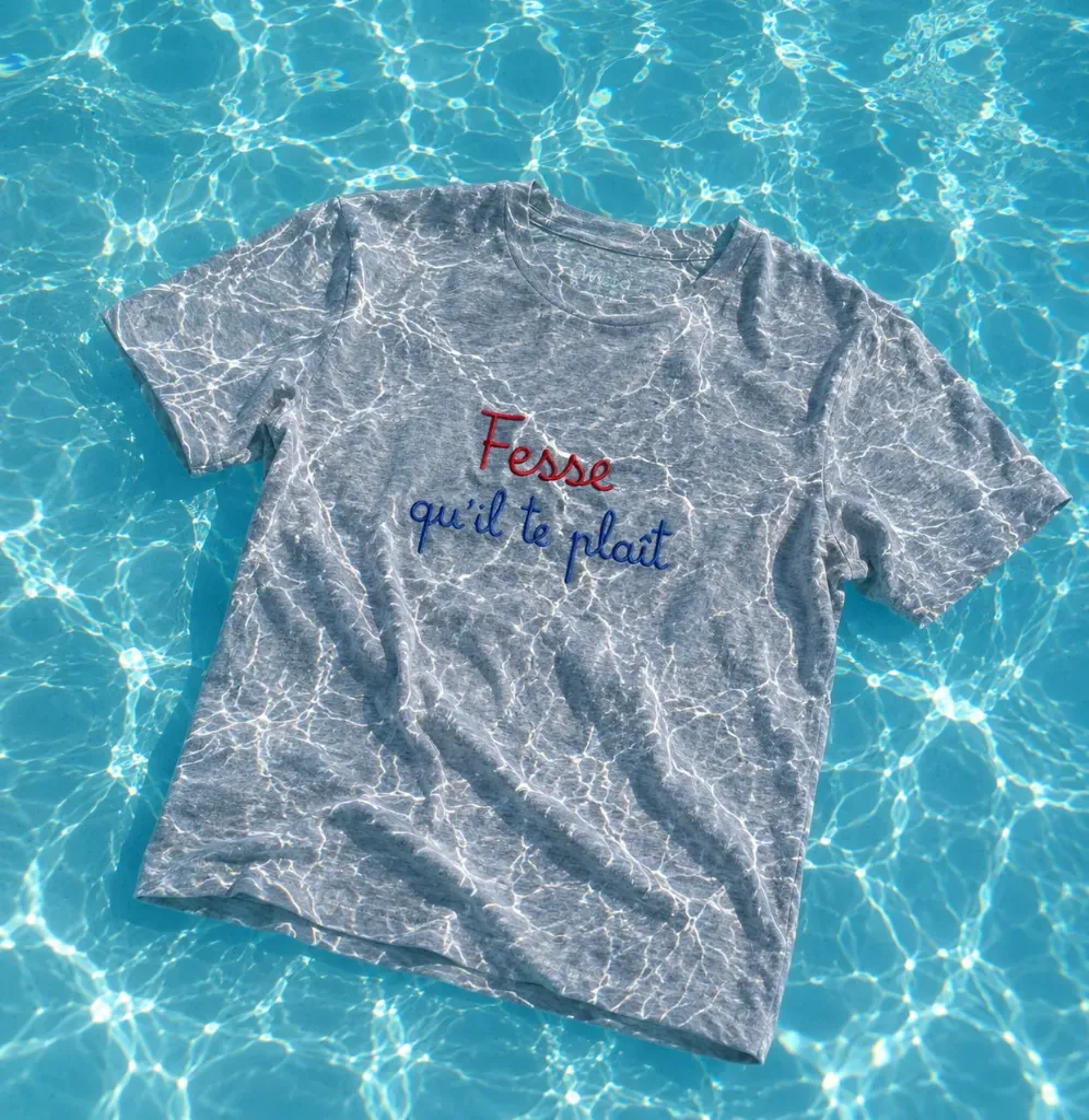 T-shirt Dimi (gris chiné, S, devant)